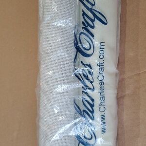 Charles Craft Crosstitch Fabric 3 rolls ivory, Silver Dust and Beige